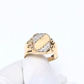 Золотое кольцо МАГНАТ МА 026034 фото